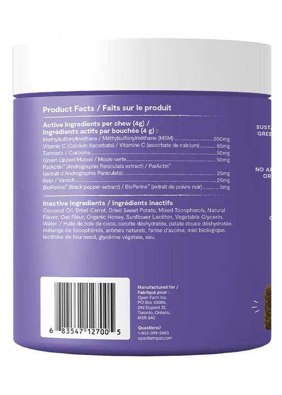 Hip & Joint Supplement Chews for Dogs *FINAL SALE*