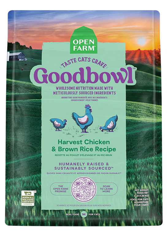 GoodBowl™ Harvest Chicken &amp; Brown Rice Recipe for Cats