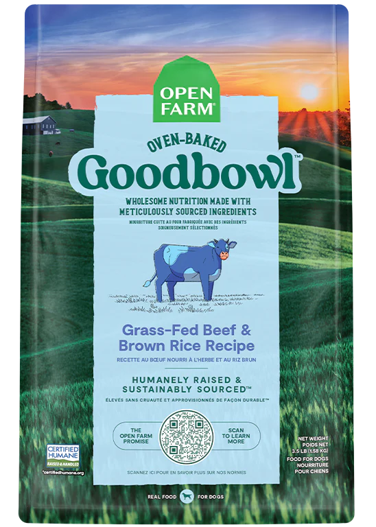 GoodBowl™ Grass-Fed Beef & Brown Rice Recipe for Dogs