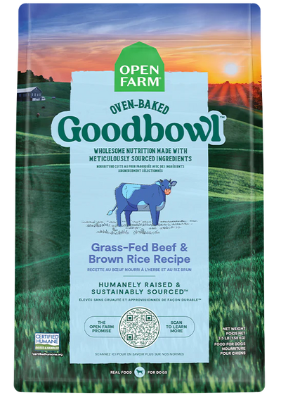 GoodBowl™ Grass-Fed Beef & Brown Rice Recipe for Dogs