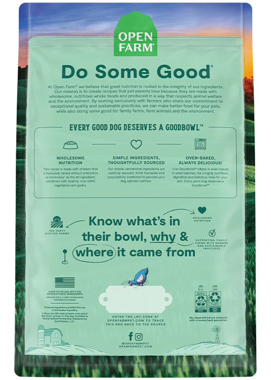 GoodBowl™ Harvest Chicken & Brown Rice Recipe for Dogs