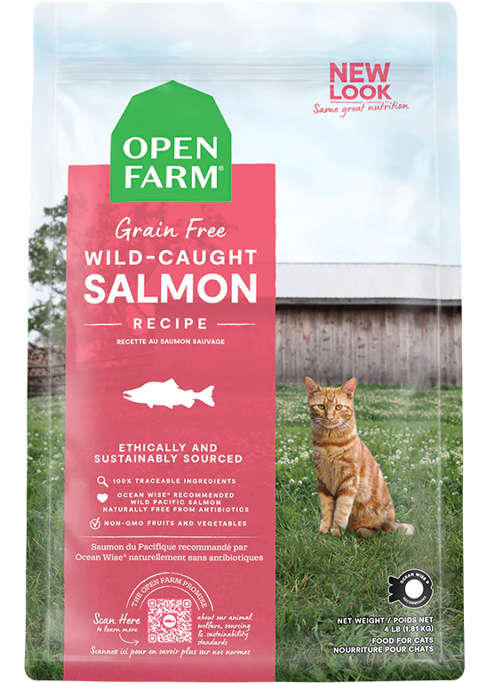 Wild-Caught Salmon Dry Cat Food