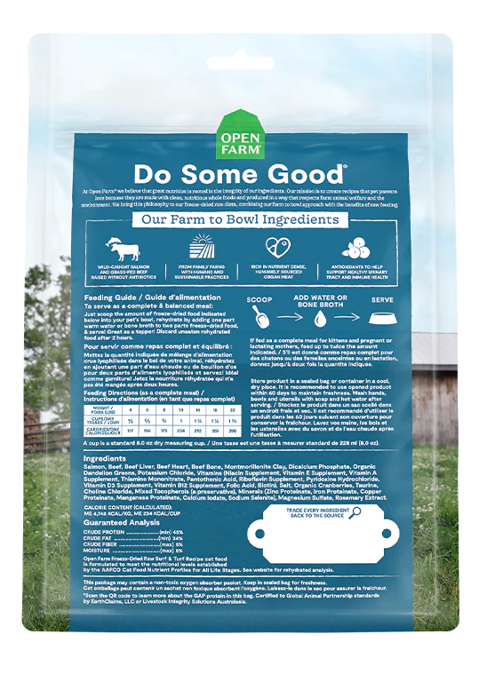 Surf & Turf Freeze Dried Raw Cat Food *FINAL SALE*