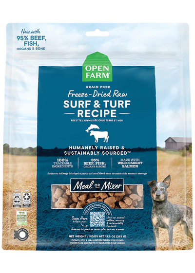 Surf & Turf Freeze Dried Raw Dog Food