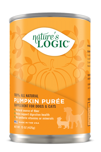 Nature's Logic Pumpkin Puree' for Dogs Cats Little Chief