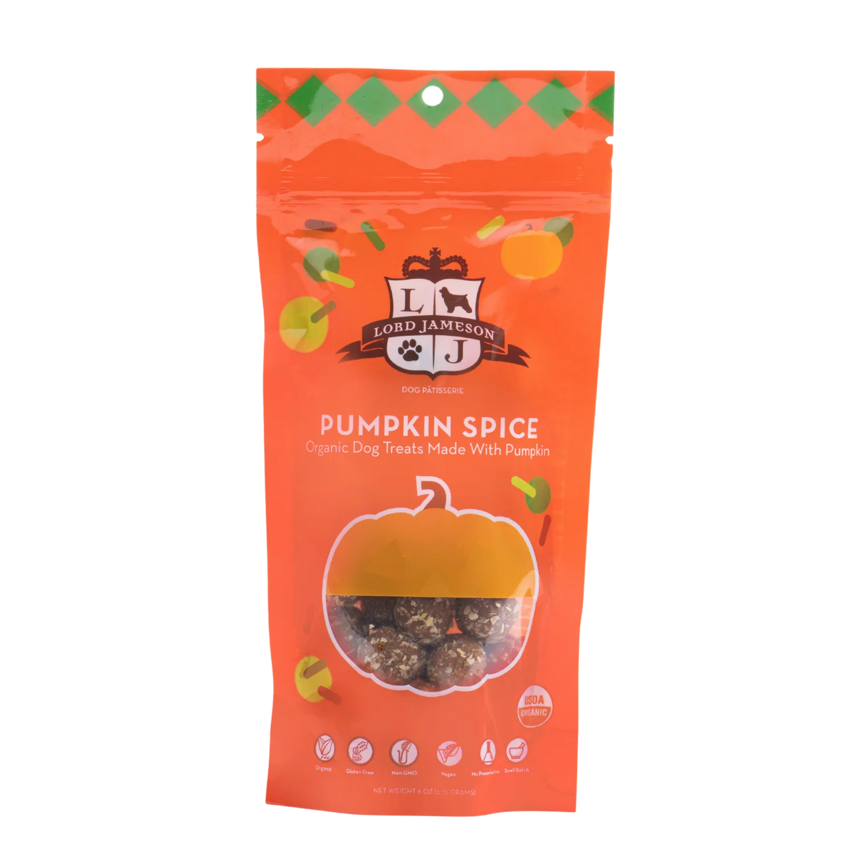 Pumpkin Spice Pops Organic Dog Treats