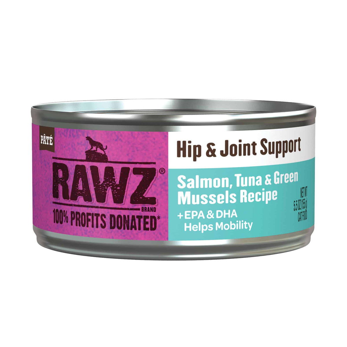 Hip &amp; Joint Support: Salmon, Tuna &amp; Green Mussels Cat Food