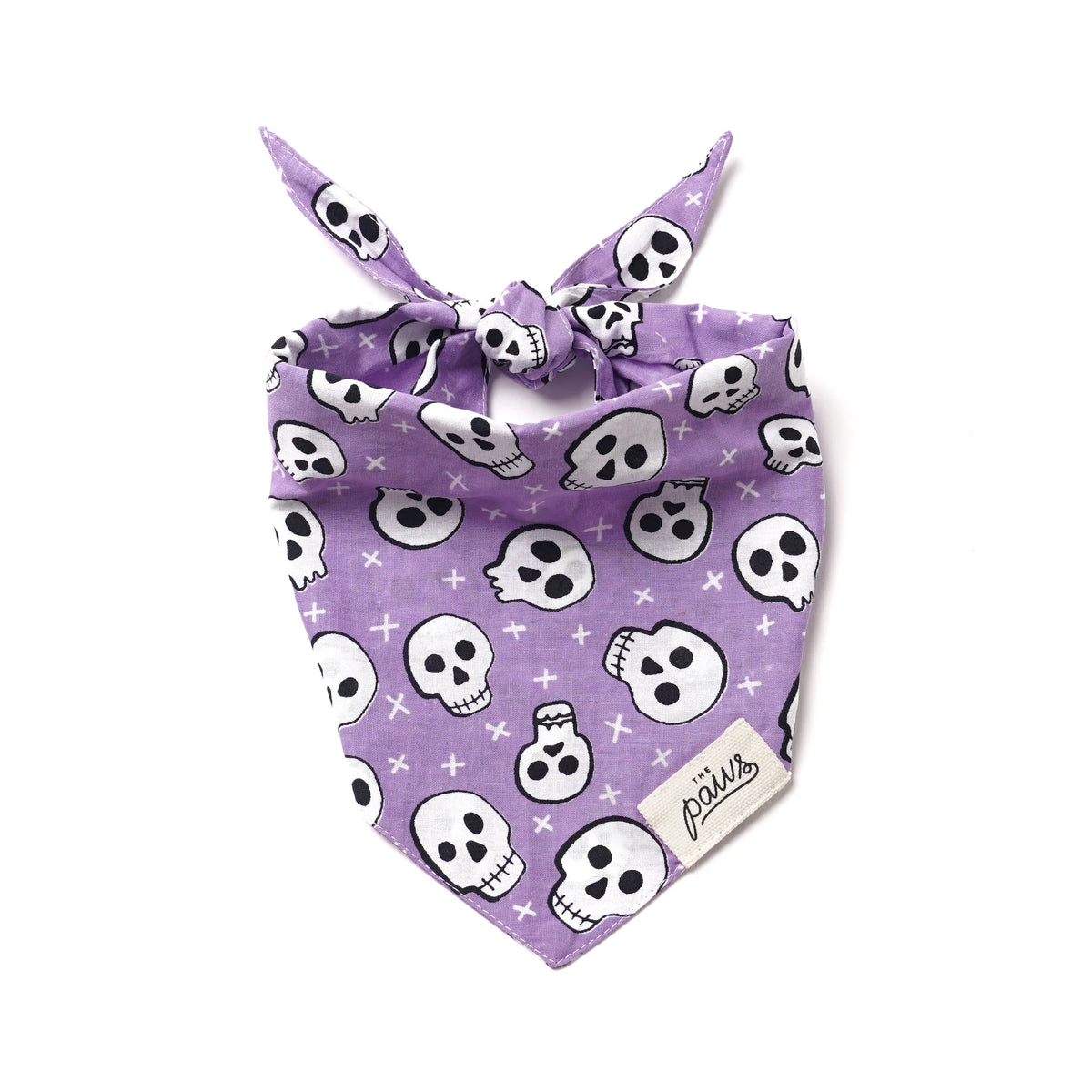 Purple Skull Bandana