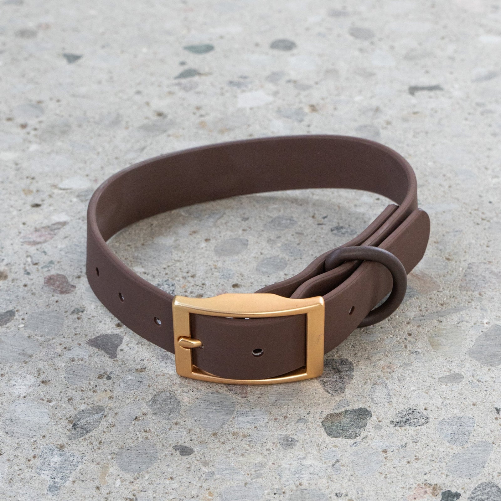 Waterproof Dog Collar - Espresso