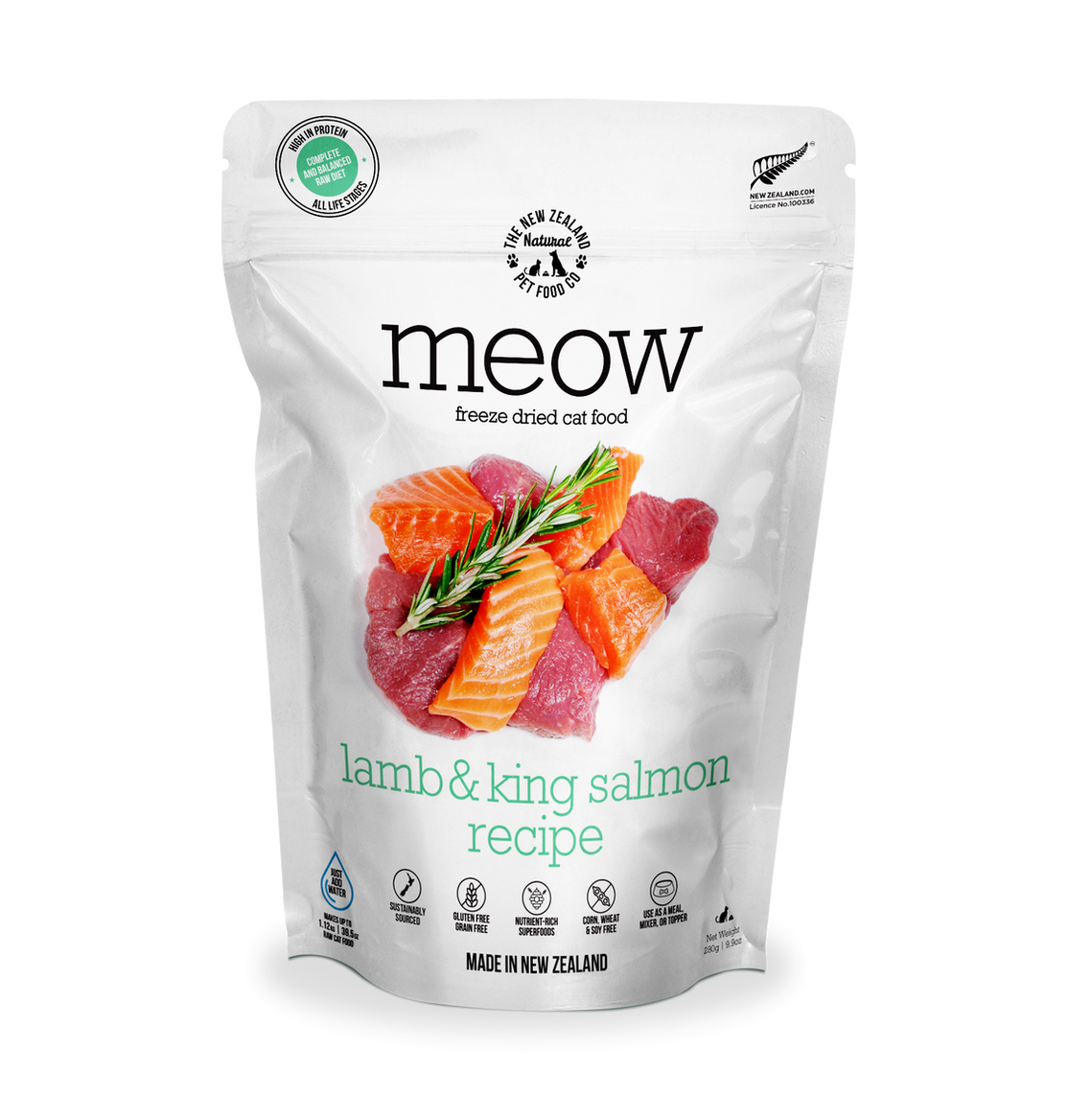 MEOW Freeze Dried Lamb &amp; King Salmon