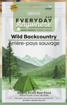 Anywhere Raw Wild Backcountry - Kangaroo, Lamb & Herring