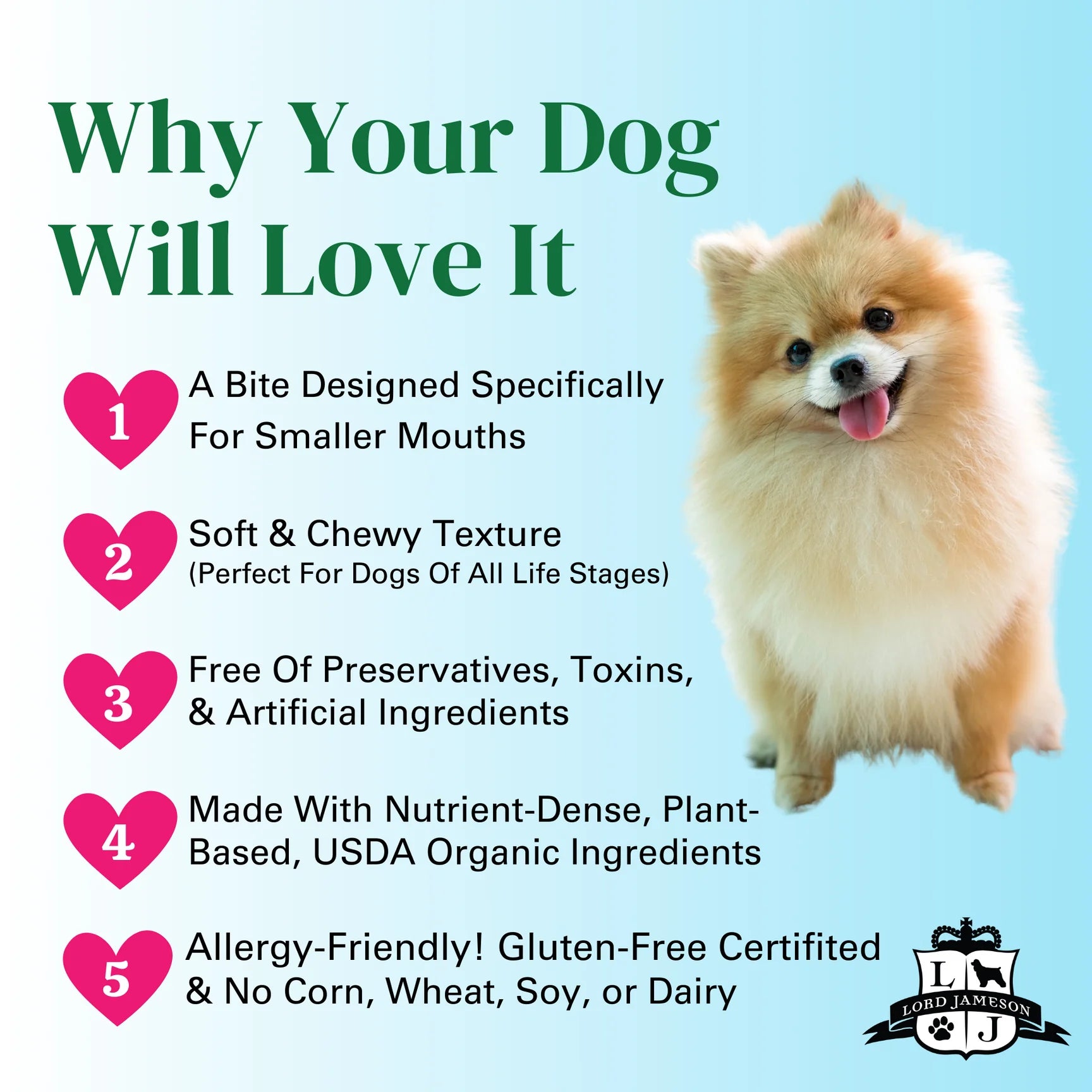 Confetti Cake Organic Dog Treats (Small Bite)
