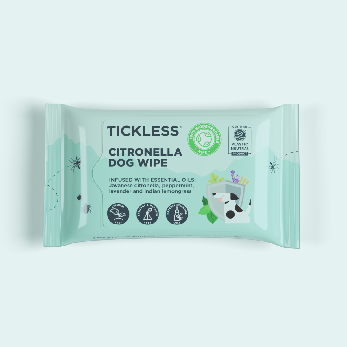 Tickless Citronella Dog Wipe