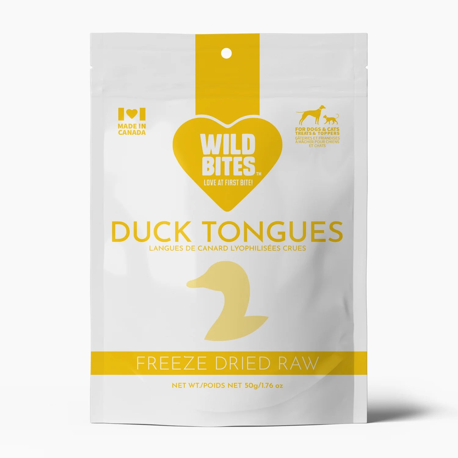 Freeze Dried Duck Tongues Dog & Cat Treats