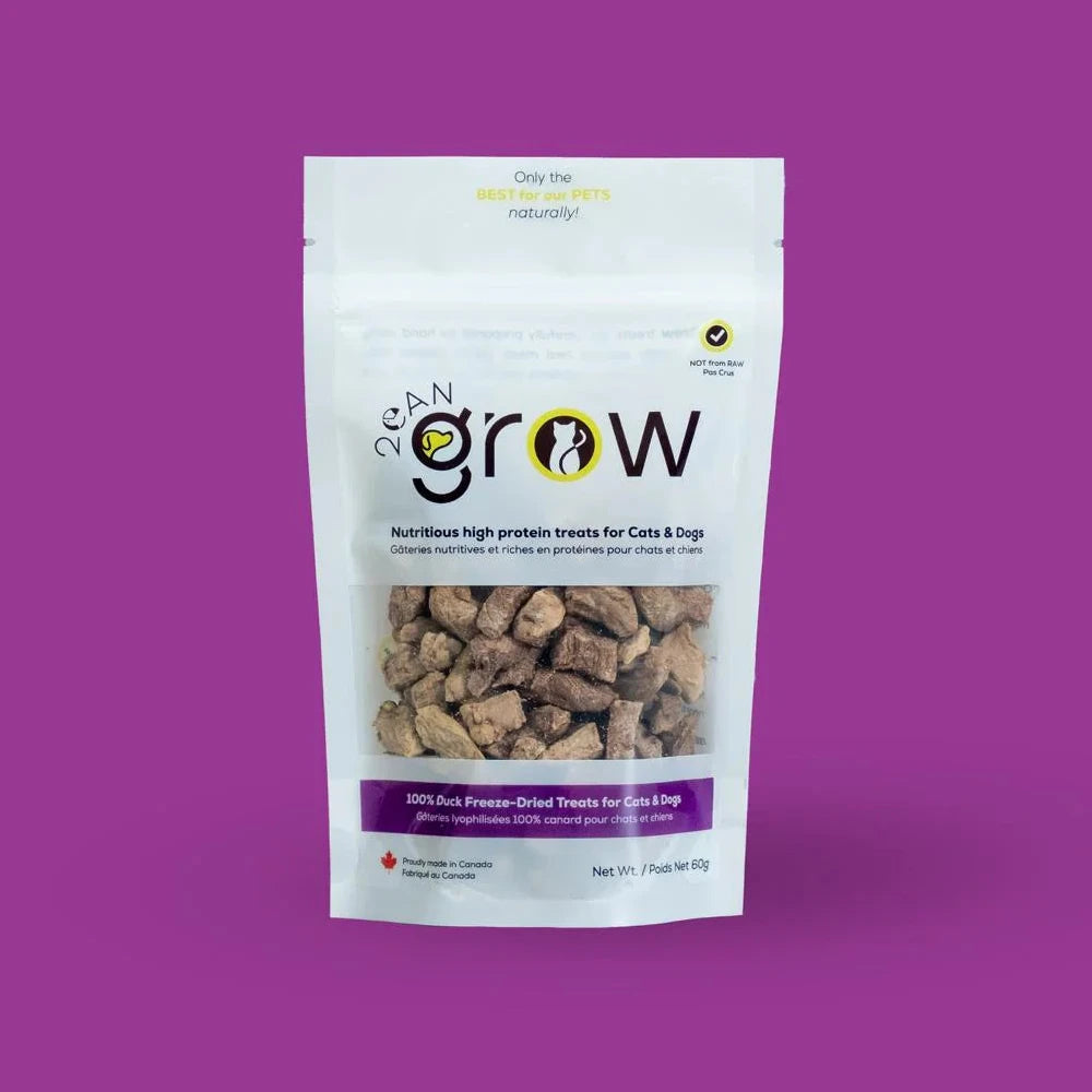 100% Duck Freeze Dried Treats for Cats &amp; Dogs