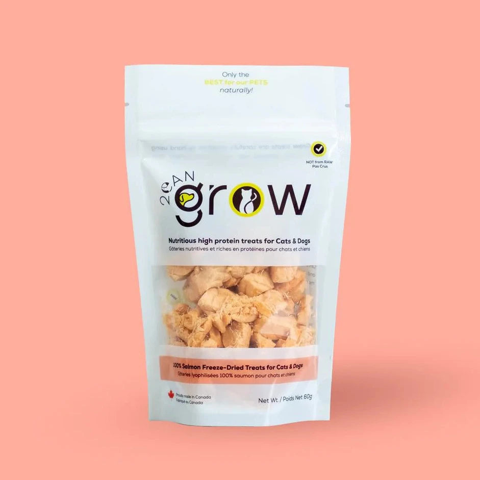 100% Salmon Freeze Dried Treats for Cats &amp; Dogs