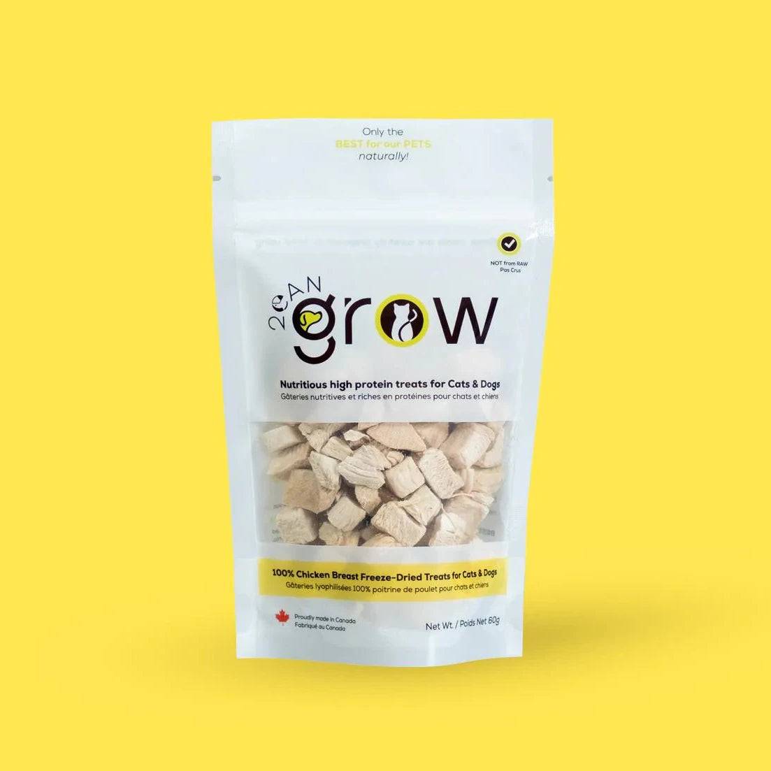 100% Chicken Breast Freeze Dried Treats for Cats &amp; Dogs