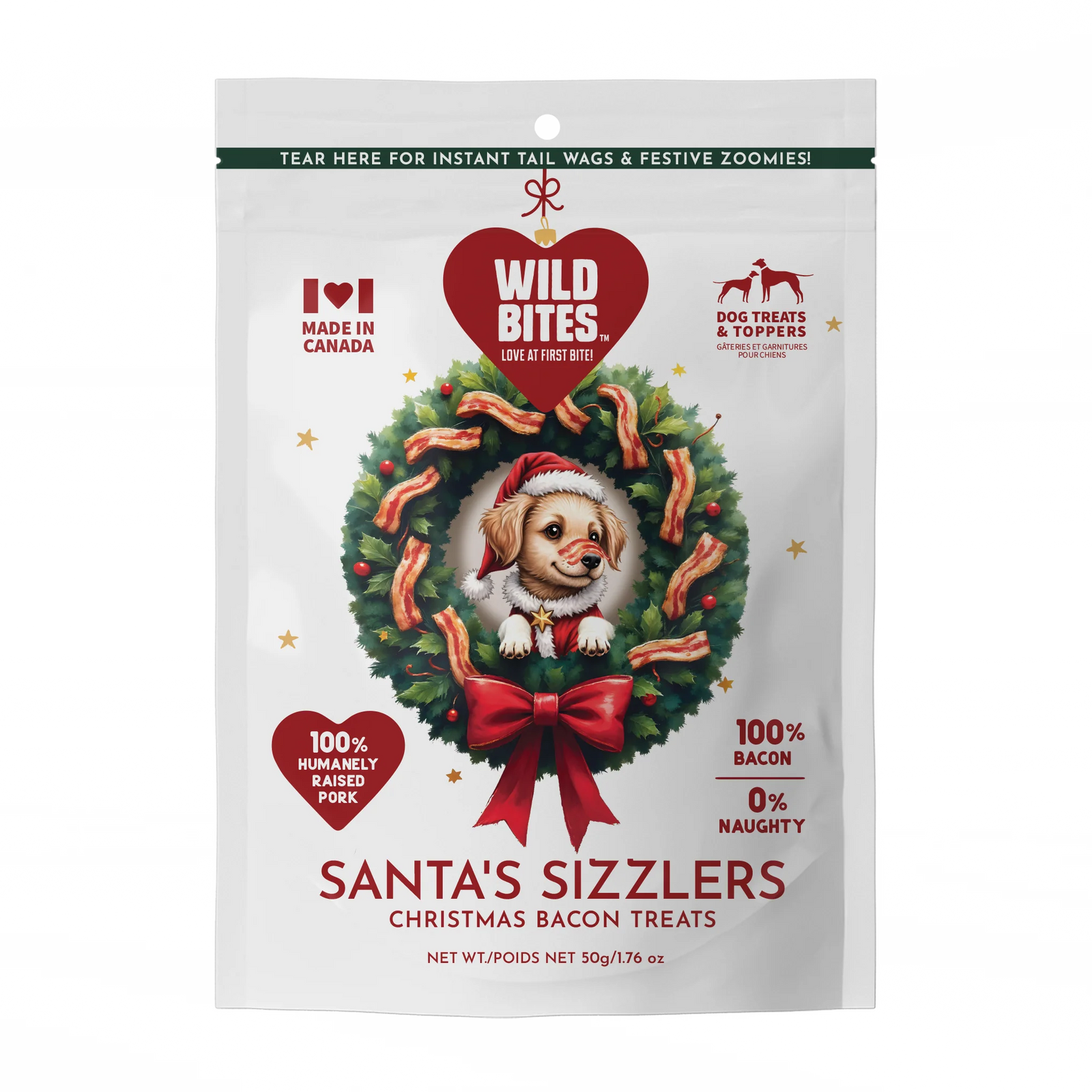 Santa's Sizzlers Christmas Bacon Treats