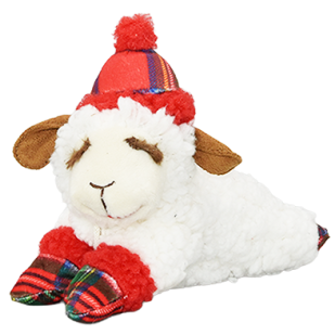 Holiday Lambchop Red Plaid