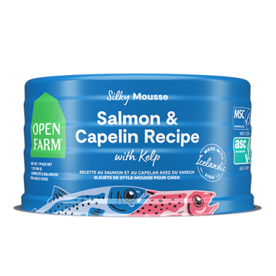 Salmon & Capelin Mousse with Kelp for Dogs
