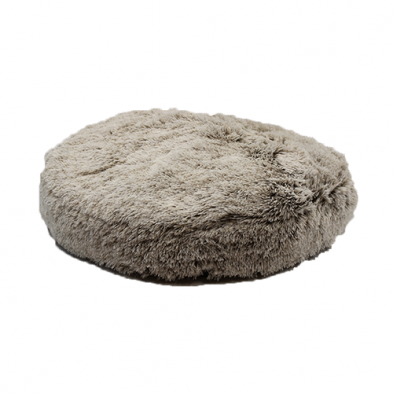 Faux Fur Round Dog Bed