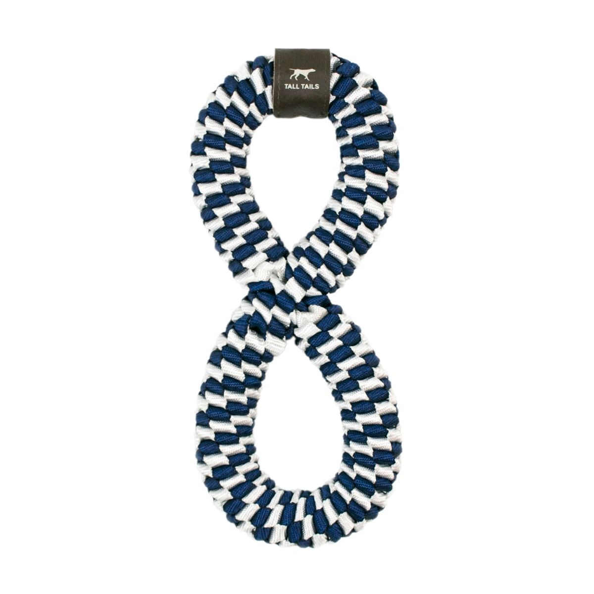 Navy Braided Infinity Tug Toy