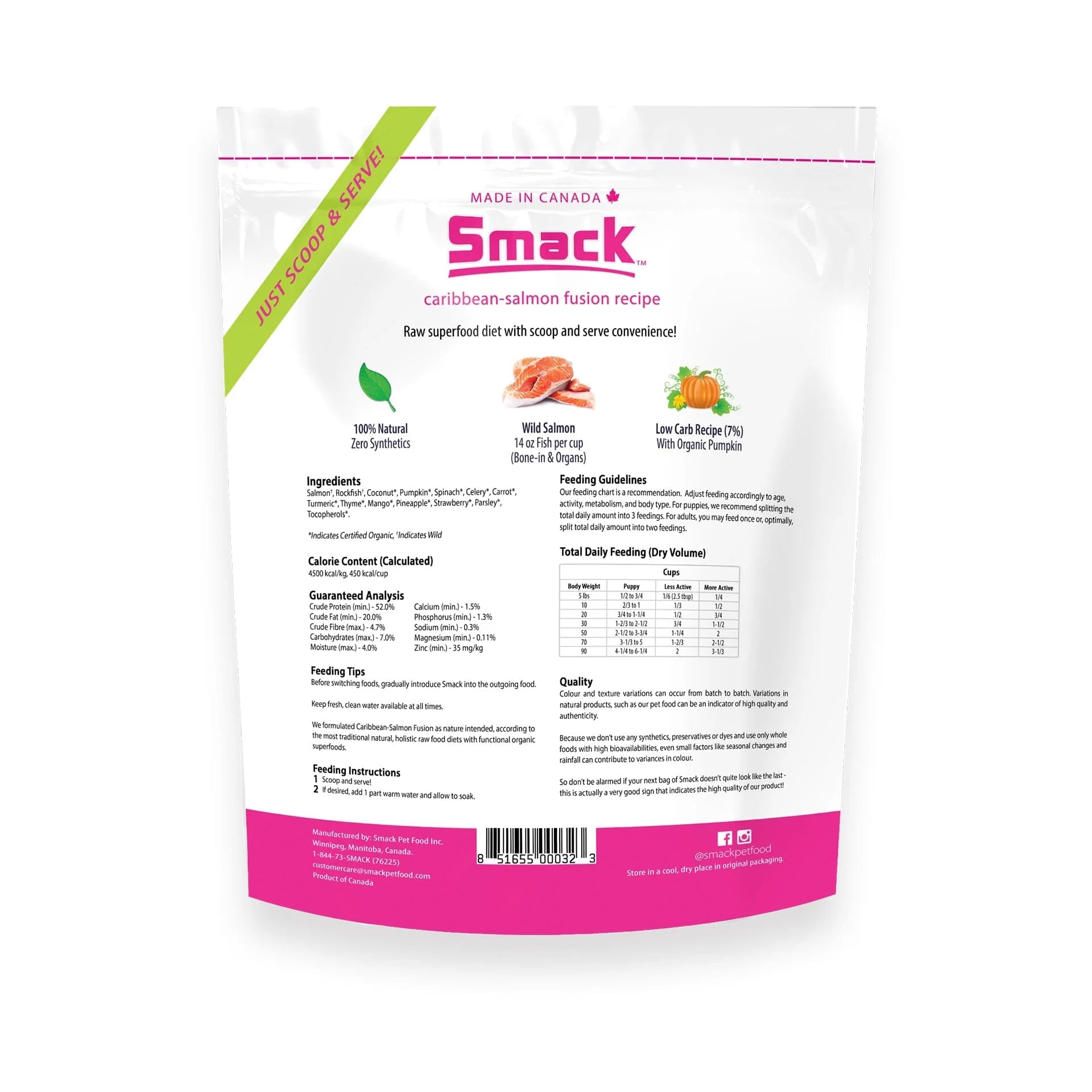 Raw Dehydrated Super Food - Caribbean Salmon Fusion