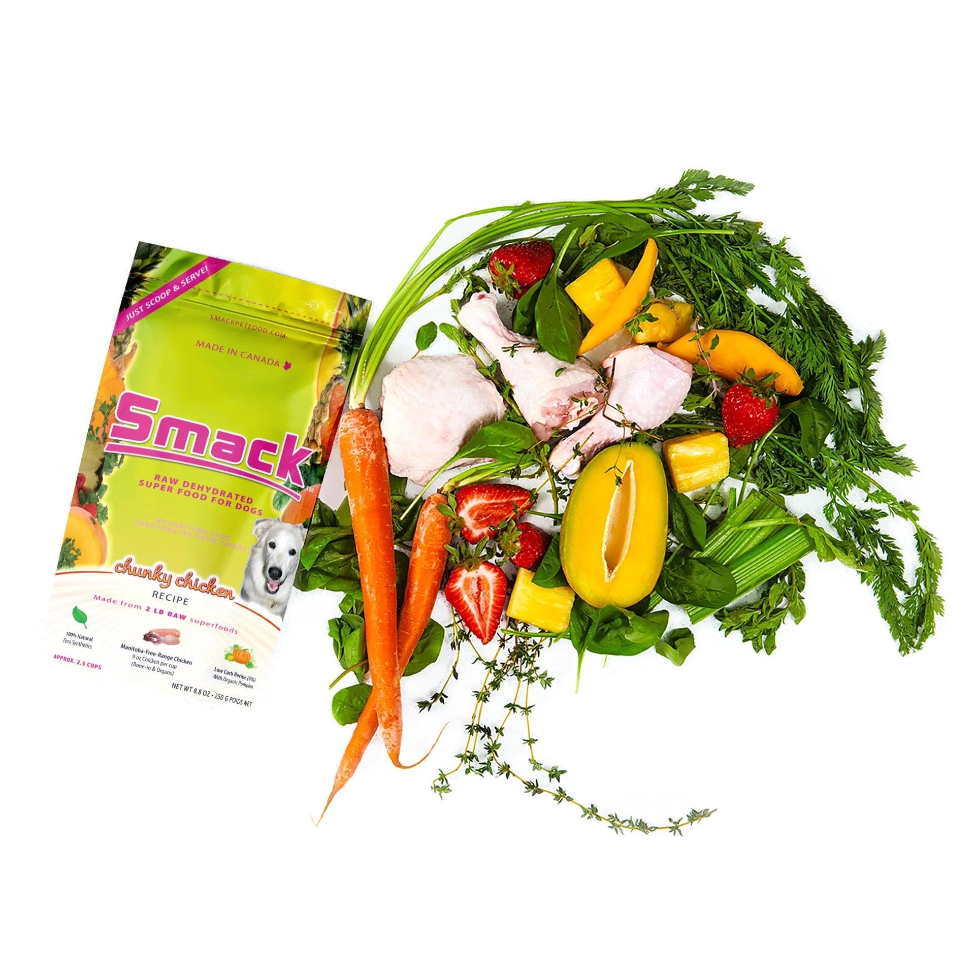 Raw Dehydrated Super Food - Chunky Chicken