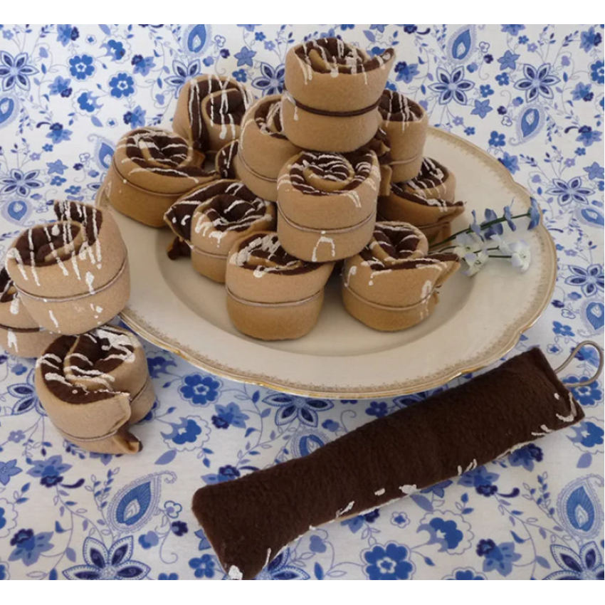 Cinnamon Roll Catnip Toy