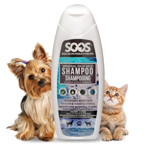 Natural Dead Sea Mineral Rich Mud Pet Shampoo For Dogs &amp; Cats
