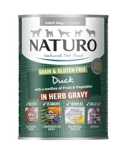 Adult Dog Grain & Gluten Free Duck in a Herb Gravy