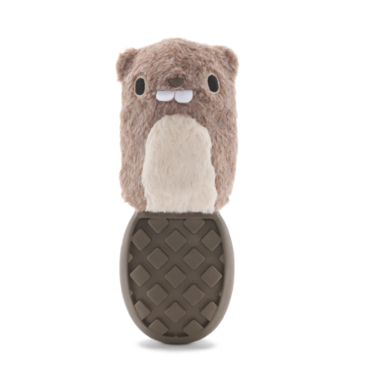 P.B. Beaver Durable Super Chewer 2-in-1 Rip and Reveal Dog Toy