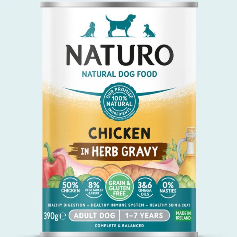 Adult Dog Grain &amp; Gluten Free Chicken in a Herb Gravy