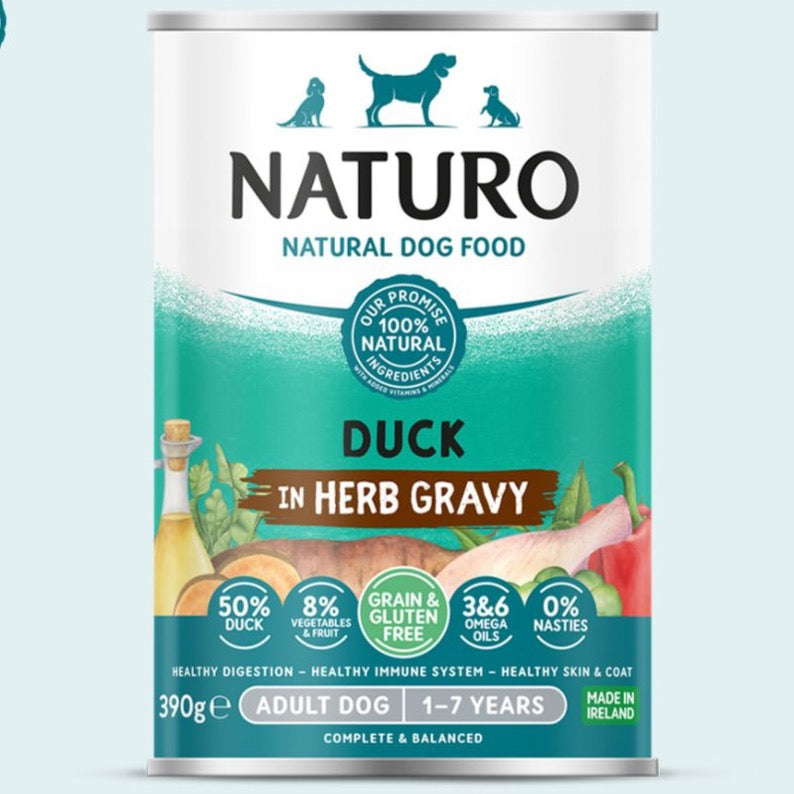 Adult Dog Grain & Gluten Free Duck in a Herb Gravy