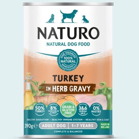 Adult Dog Grain &amp; Gluten Free Turkey in a Herb Gravy