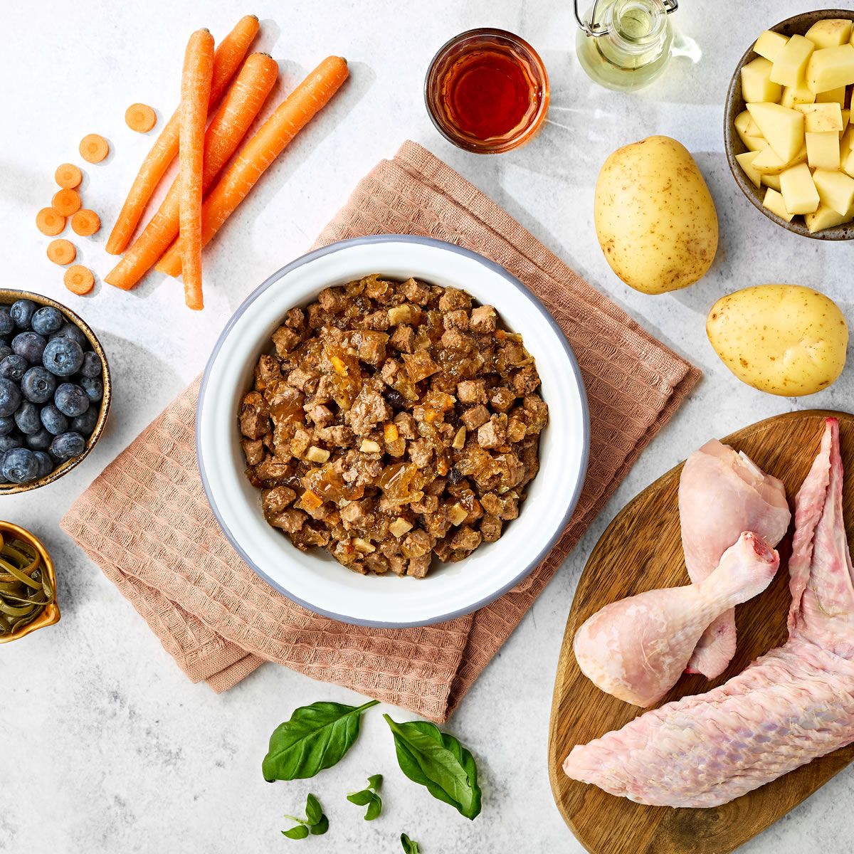 Adult Dog Grain & Gluten Free Turkey with Chicken in a Herb Jelly