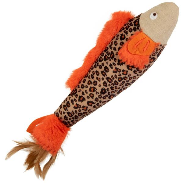Fin Frenzy HappyNip Crinkle Plush Kicker
