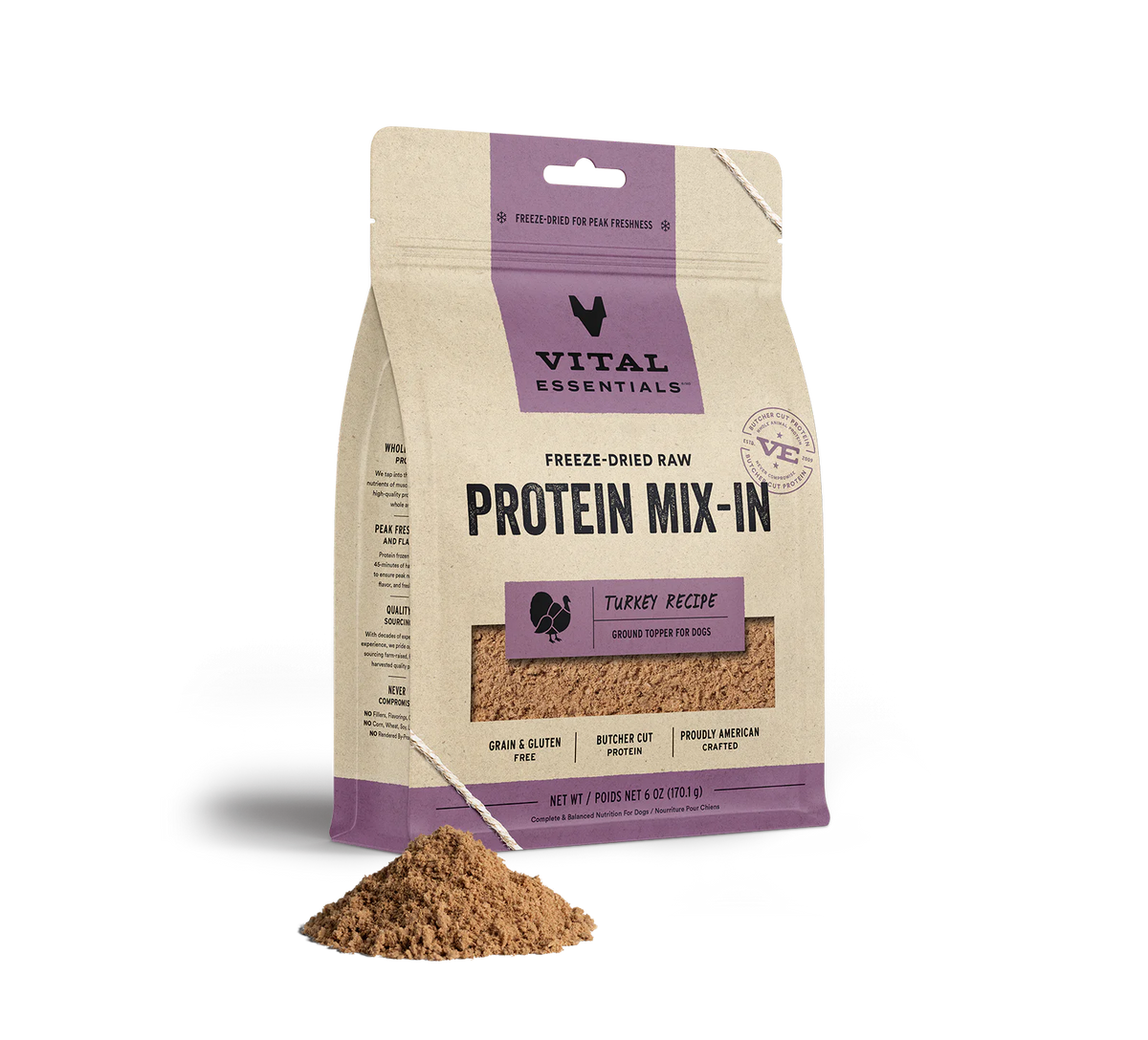 Freeze Dried Protein Mix-In - Ground Turkey Topper