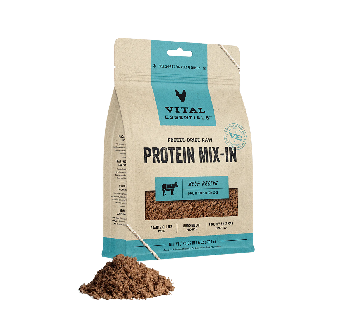 Freeze Dried Protein Mix-In - Ground Beef Topper