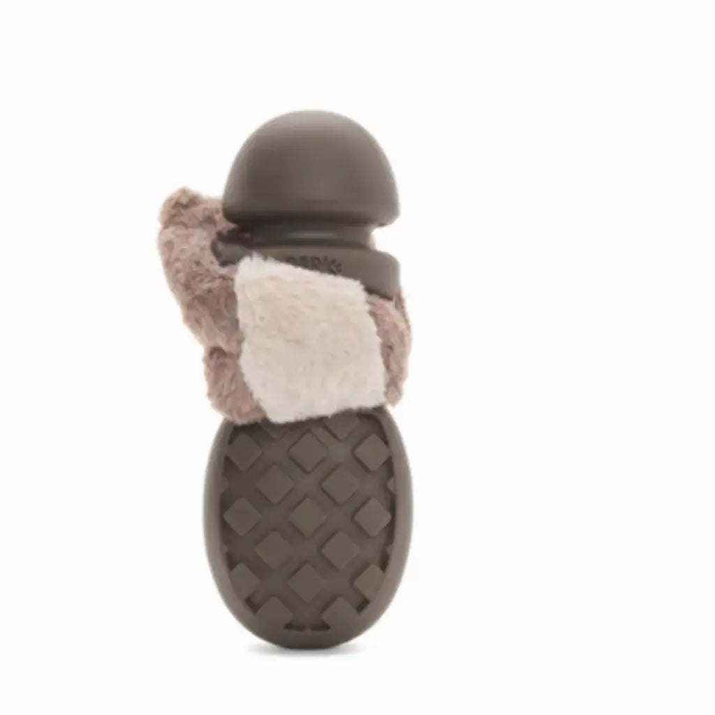 P.B. Beaver Durable Super Chewer 2-in-1 Rip and Reveal Dog Toy