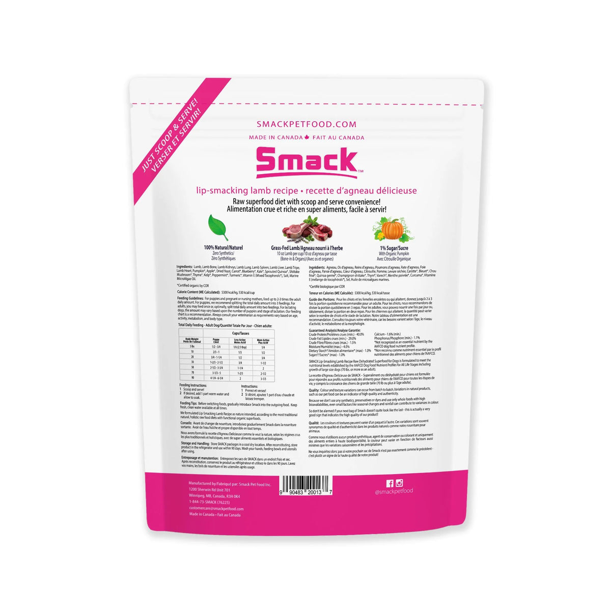 Raw Dehydrated Super Food - Lip Smacking Lamb