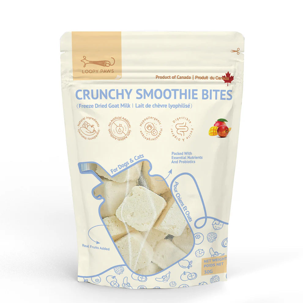 Crunchy Smoothie Bites - Mango &amp; Apple