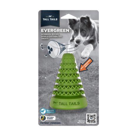 Natural Rubber Evergreen Tree Toy