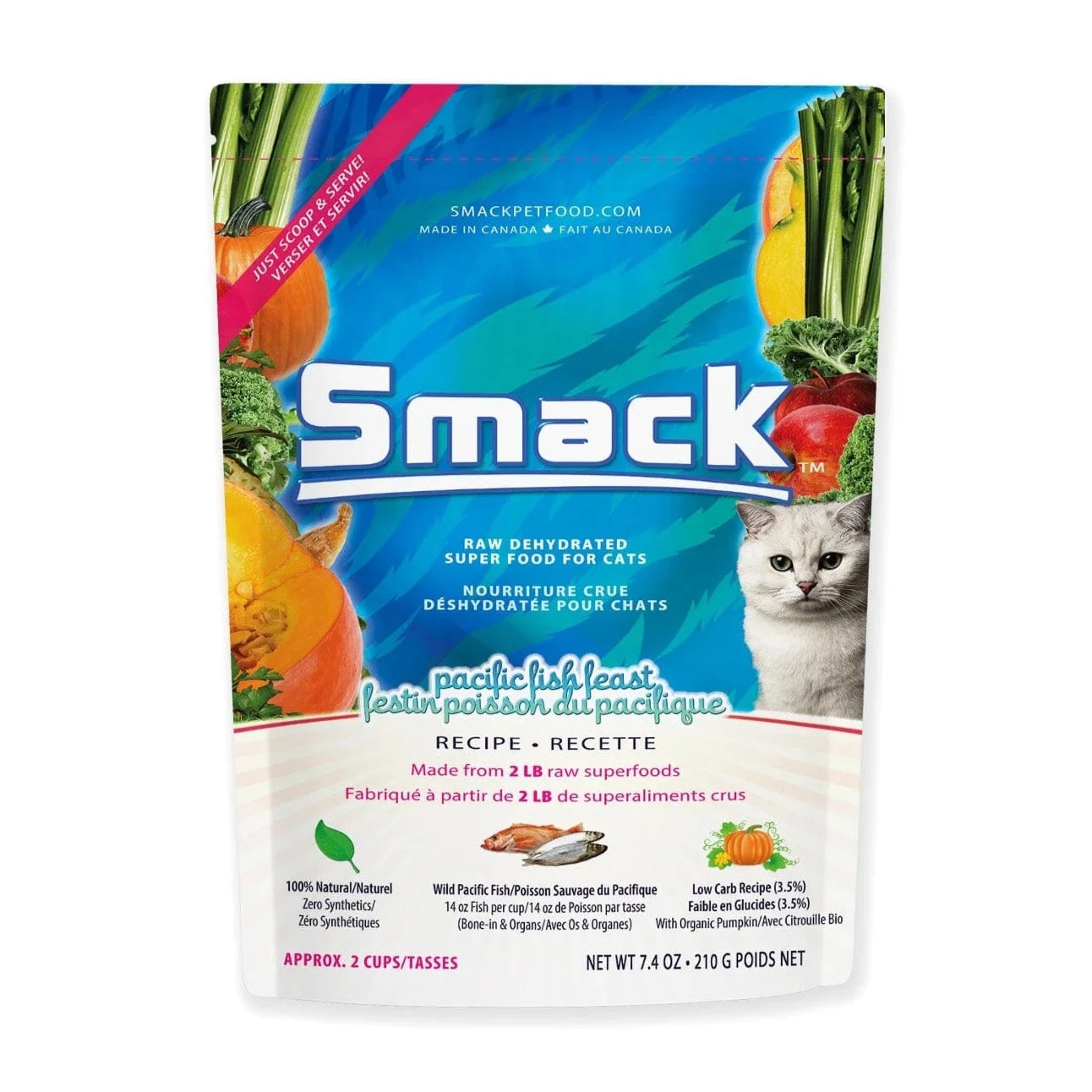 Raw Dehydrated Super Food for Cats - Pacific Fish Feast