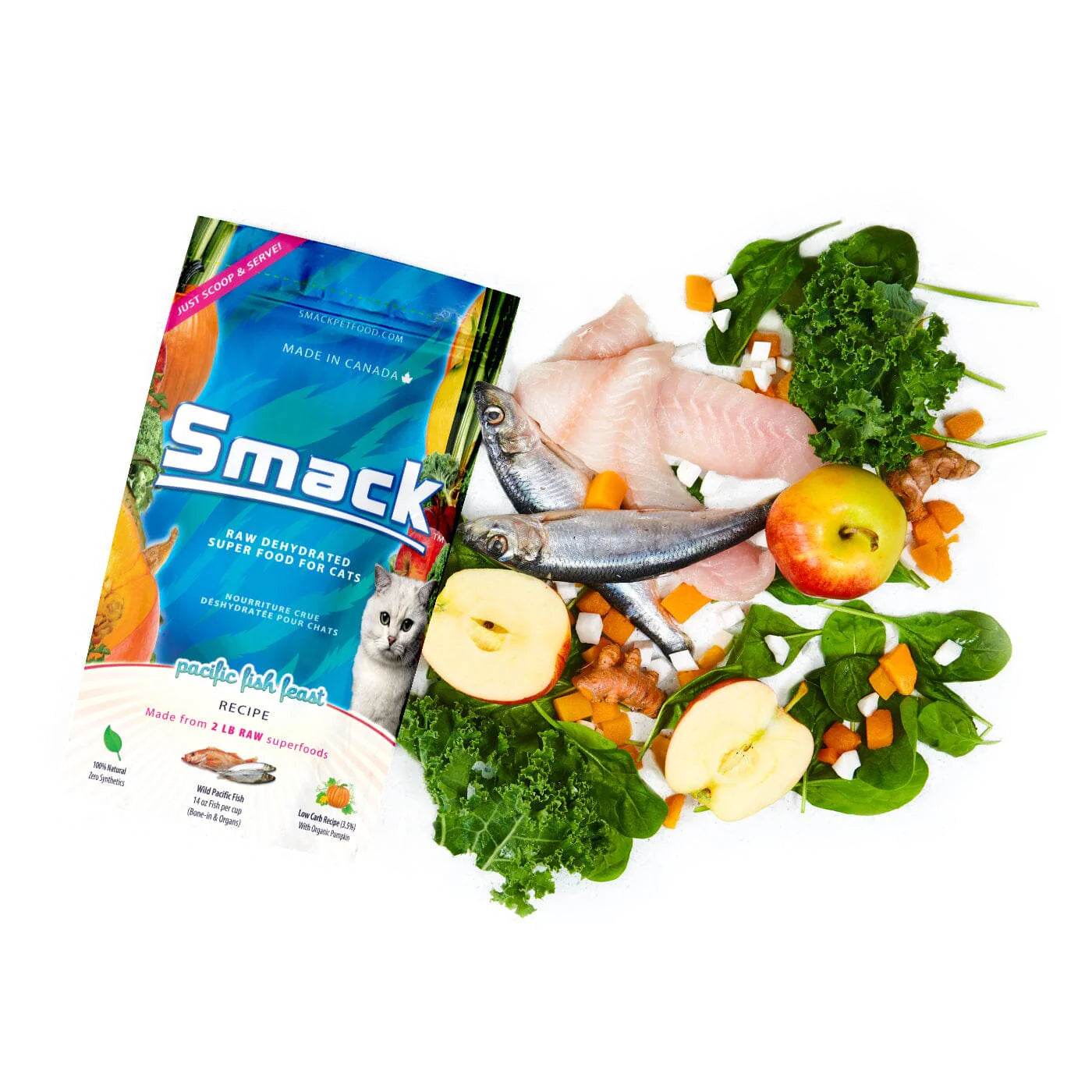 Raw Dehydrated Super Food for Cats - Pacific Fish Feast