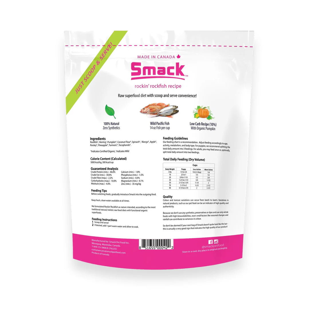 Raw Dehydrated Super Food - Rockin' Rockfish