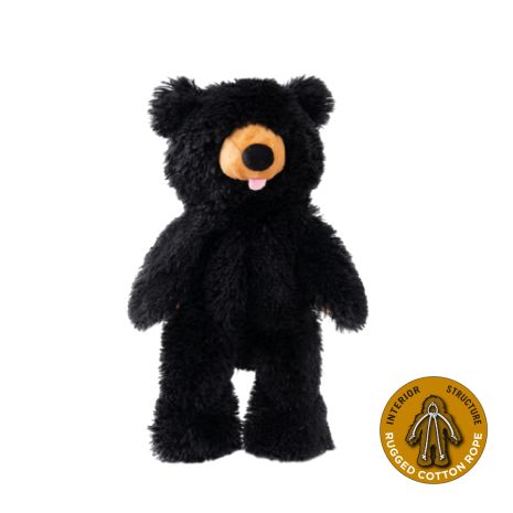 Stuffless Black Bear with Squeaker