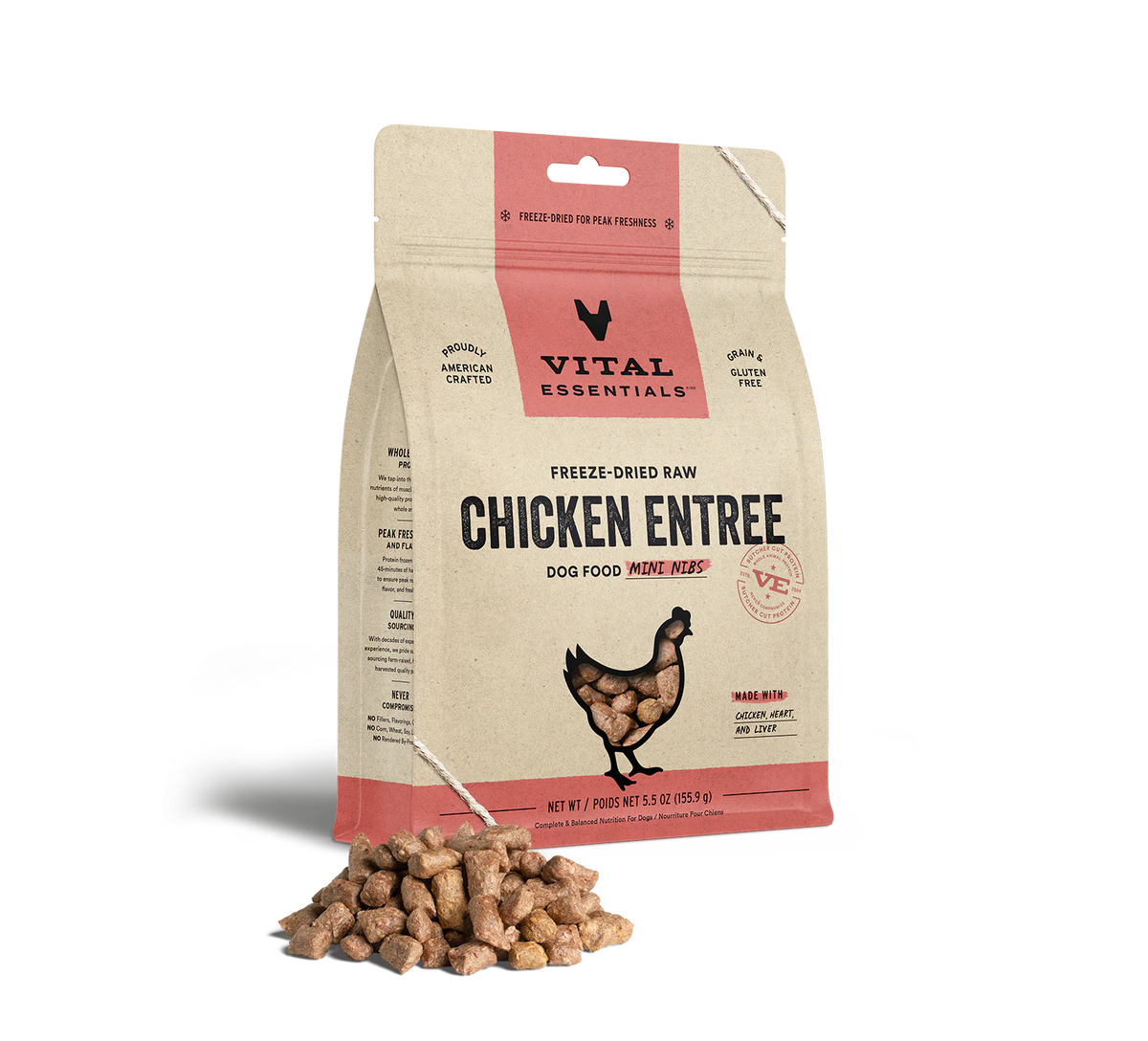 Freeze Dried Raw Chicken Entree Mini Nibs