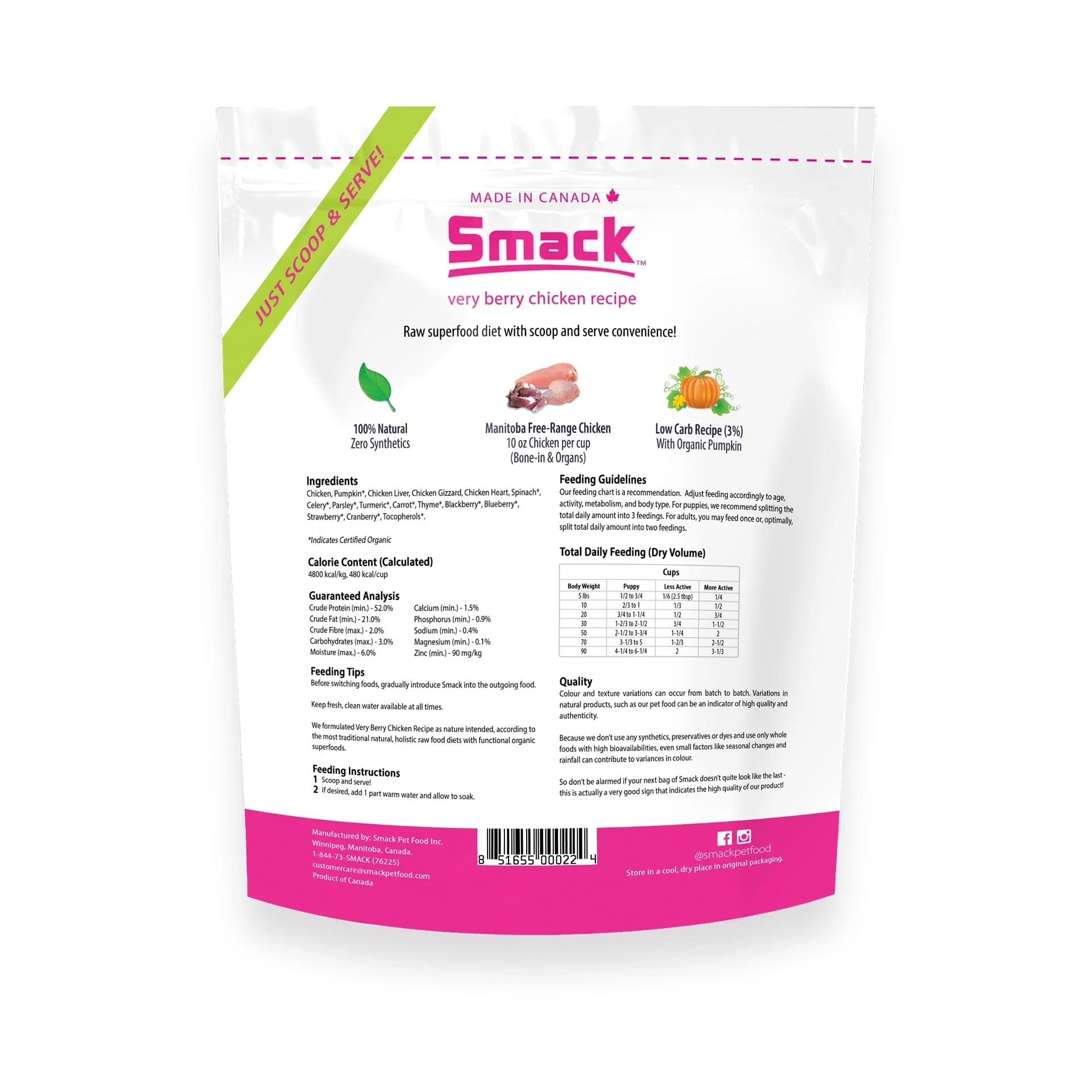 Raw Dehydrated Super Food - Very Berry Chicken