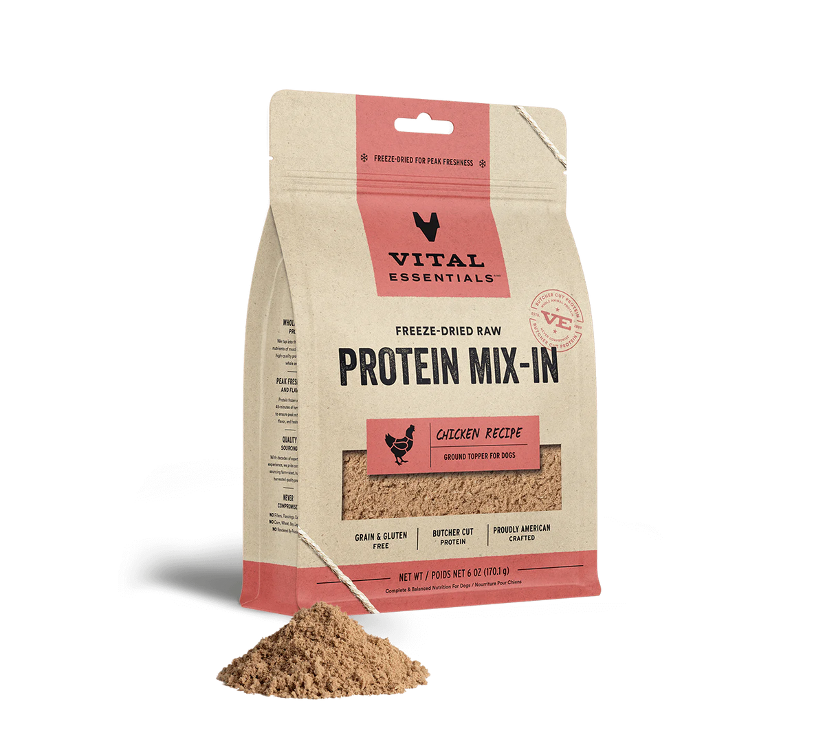 Freeze Dried Protein Mix-In - Ground Chicken Topper